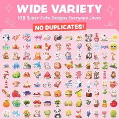 Joyousa waterproof stickers—bottle and scrapbooking visuals—stay vibrant through daily wear
