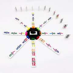 JOYOUSLIFE Mexican Train Dominoes 91-tile set enables classic gameplay
