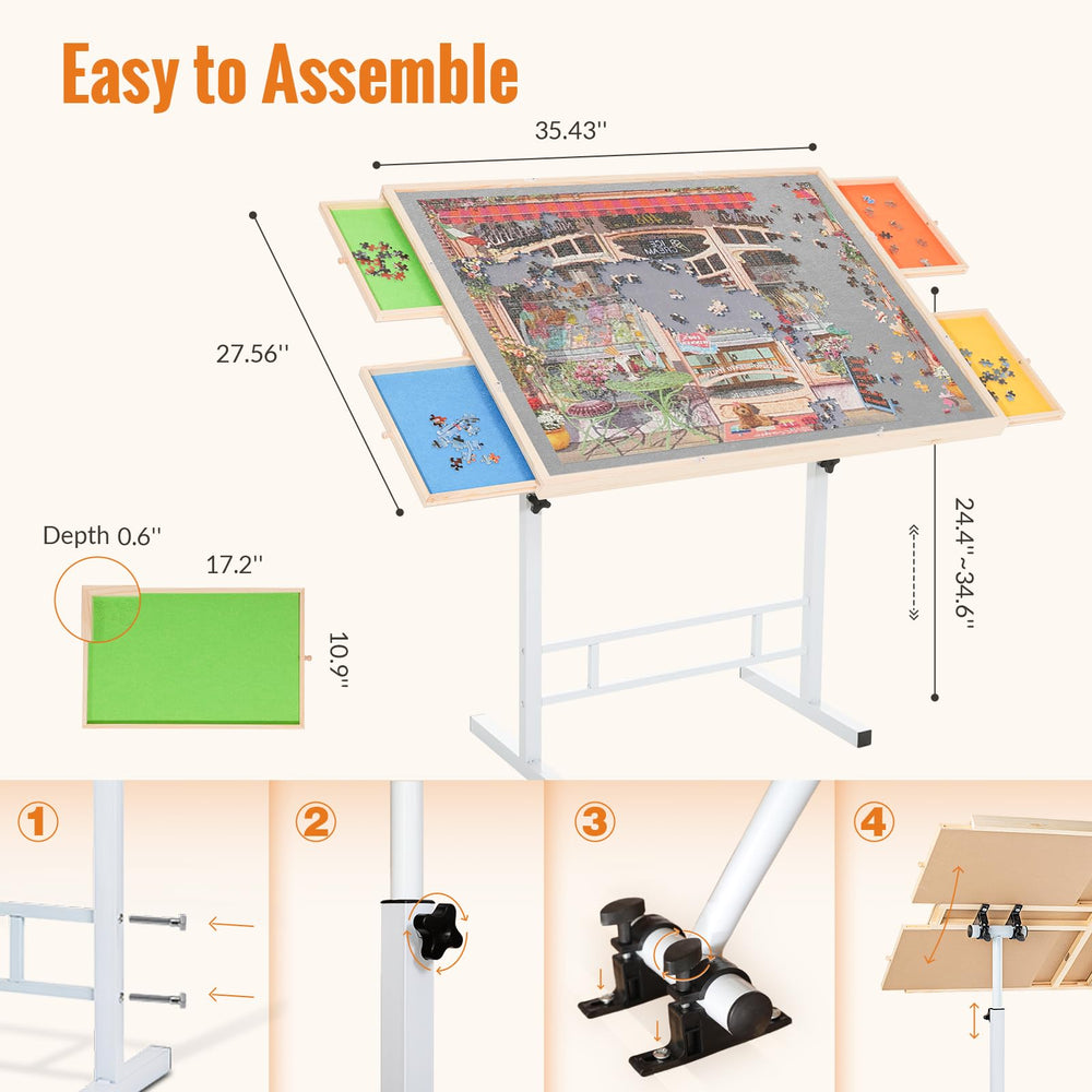 JoyPcsTable dust-proof cover protects progress from dirt and spills
