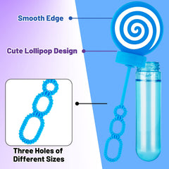 JoyPop green handle bubble wand, compact and sturdy for gifting and games.