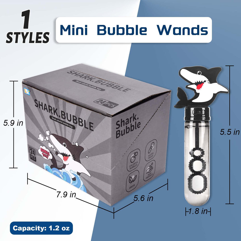 JOYYPOP shark-handled bubble wand, easy grip for little hands.