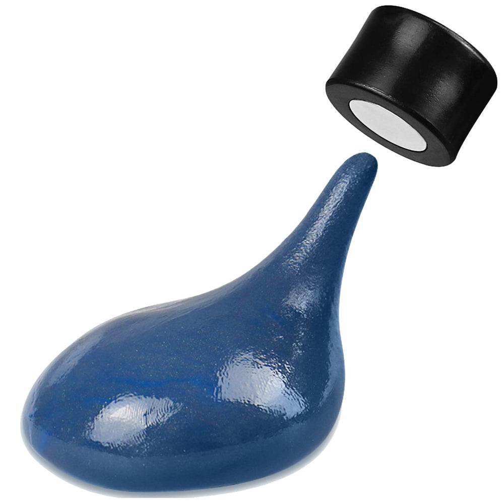 JOYPRO magnetic slime putty blue closeup highlighting soft texture for sensory play