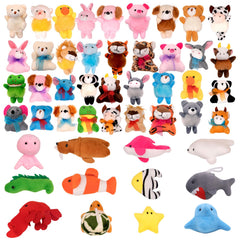 JoyRapt 48-pack valentines plush overview, great for party favors.