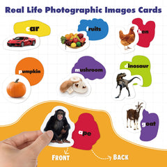 Joyreal lowercase letter cards support early letter sounds recognition.