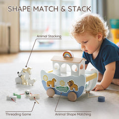 Joyreal Noah's Ark zebras for sorting and matching play.