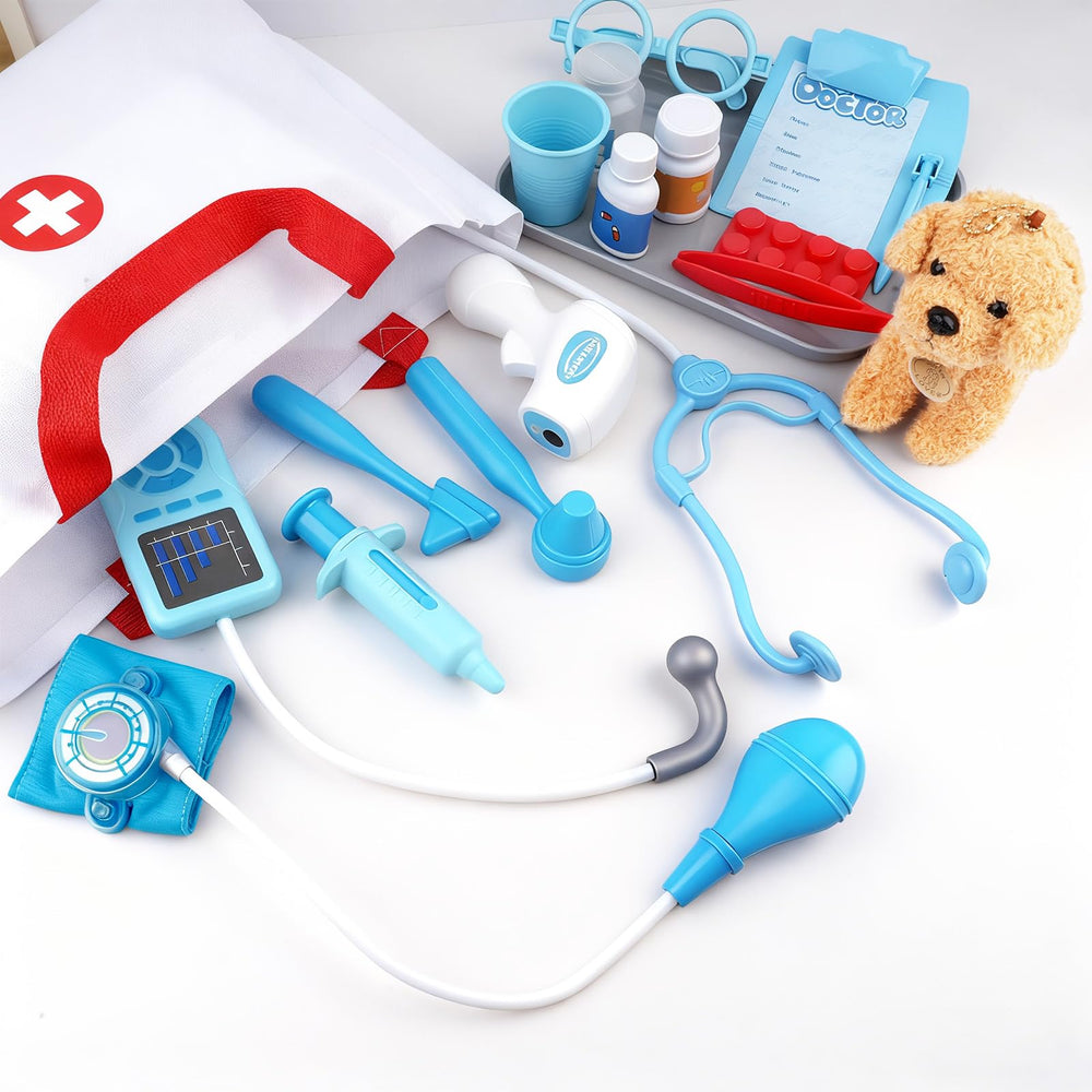 JOYSINTOY doll dog patient supports interactive storytelling and empathy development.