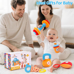 JoySpark Toys travel-friendly gym bag with handles for on-the-go play.