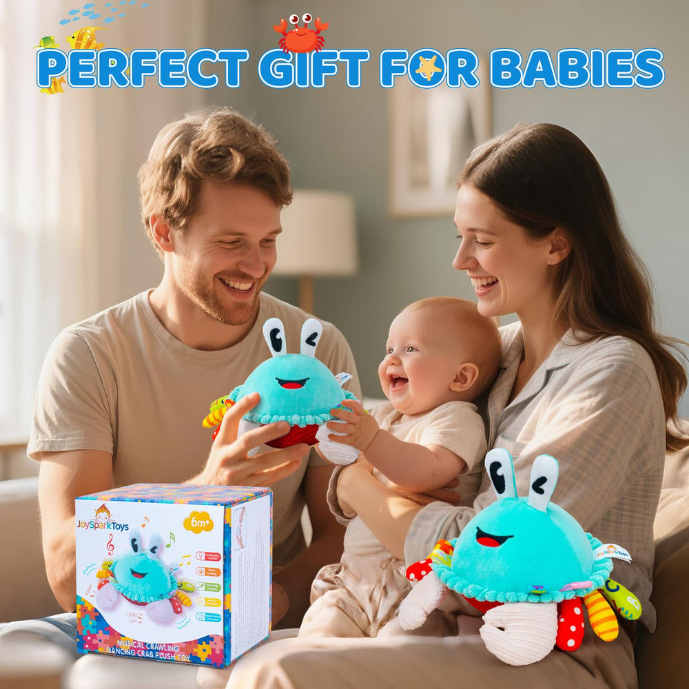JoySpark Toys Crawling Crab makes a thoughtful baby gift idea.