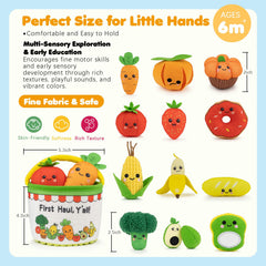 JoySpark Toys peel orange builds hand strength and fine motor.
