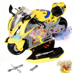 JoySpark Toys fuel tank compartment shows where to insert 3 AAA batteries.