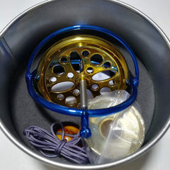 Joytech drawstring-setup simplifies play and helps control rotation.