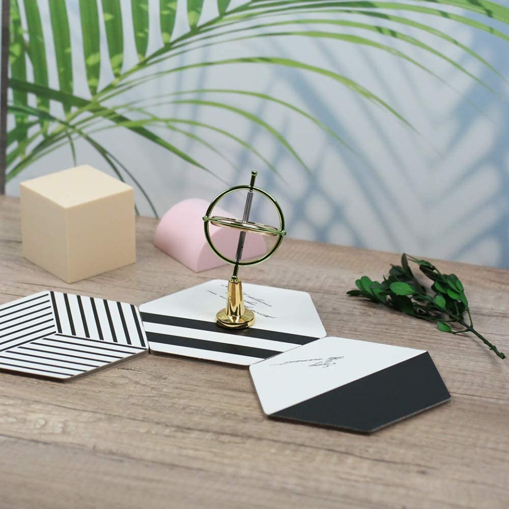 JoyTech Precision Gyroscope table-top display for quiet, engaging breaks.