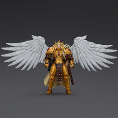 JOYTOY Sanguinius armor-detail close-up for display appreciation.