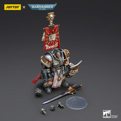 JOYTOY Kaldor Draigo display setup on a shelf for fans