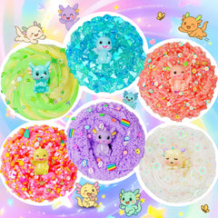 Joytry packaging and axolotl charms included for party favors.