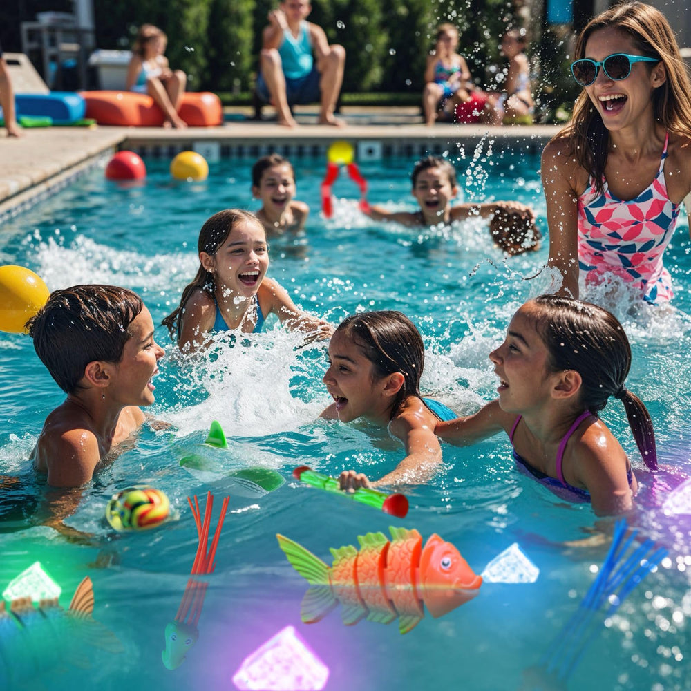 JoyX storage bag keeps all pool toys neatly organized.