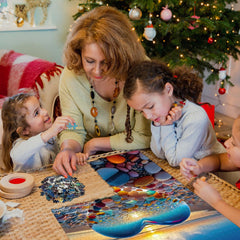 Jozutoyz gift-ready packaging for the Love Pebbles Puzzle