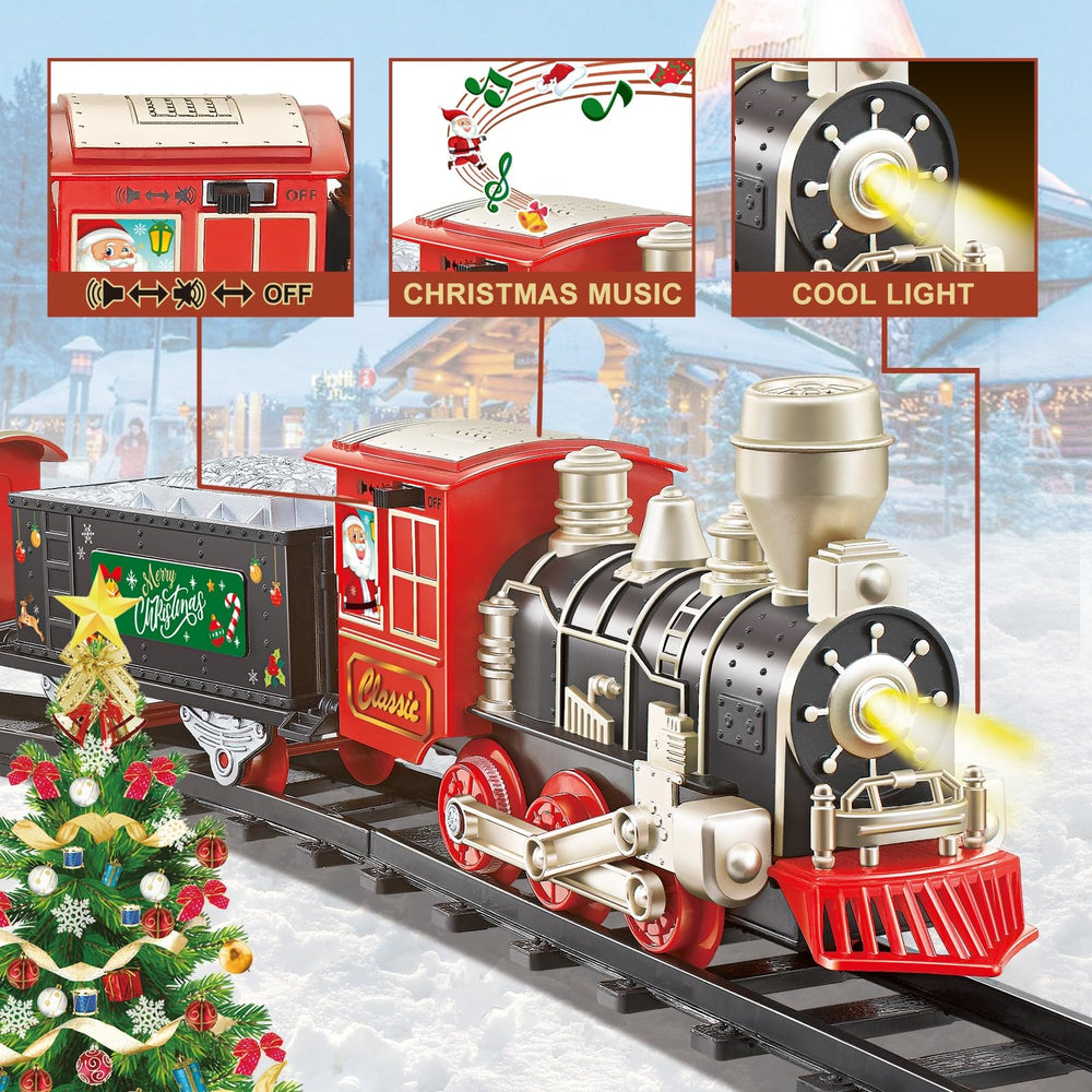 JQ JUQU 20-piece track set with curved and straight pieces.