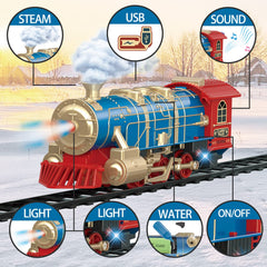 JQ JUQU train set with remote cargo cars supports storytelling