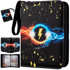 Jravkfi 9-pocket binder front cover with space for up to 900 cards.