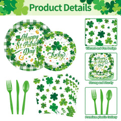 Jremreo St. Patrick's Day cups 9oz keep drinks handy and mess-free.