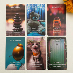 Jrskvaro Whats The Vibe cards face up reveal vibe cues for quick insights