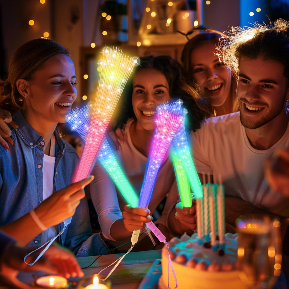 JSronms fiber optic wand as wedding accessory with luminous glow