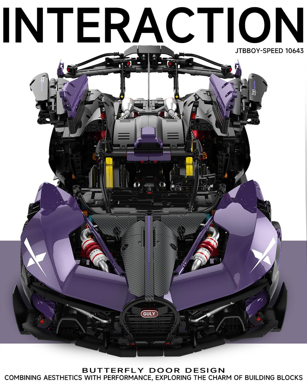 JTBBOY adjustable rear wing demonstrates authentic aerodynamic features