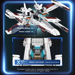 JTBBOY Space War Fighter 1109-block construction highlights precision and build satisfaction.