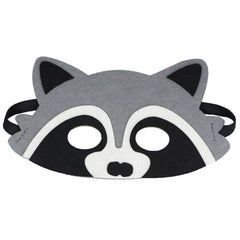 Jtnohx raccoon mask for kids, soft felt and creative dress-up