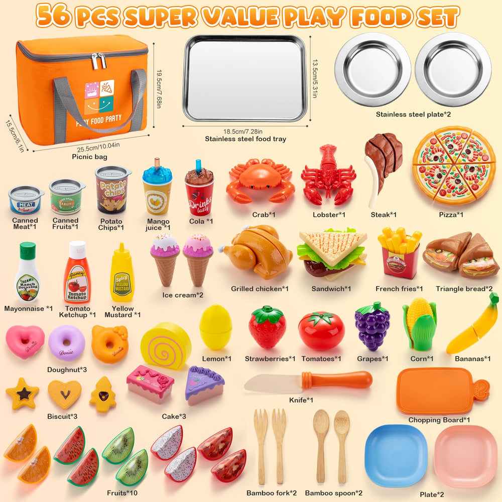 Juboury kids kitchen accessories for creative, safe play sessions.