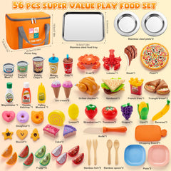 Juboury kids kitchen accessories for creative, safe play sessions.