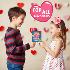 Juchuar valentines cards classroom set featuring humorous messages