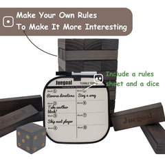 Juegoal giant tower gameboard to track turns and scores