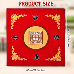 Juexica Mahjong Mat storage bag included for easy transport.