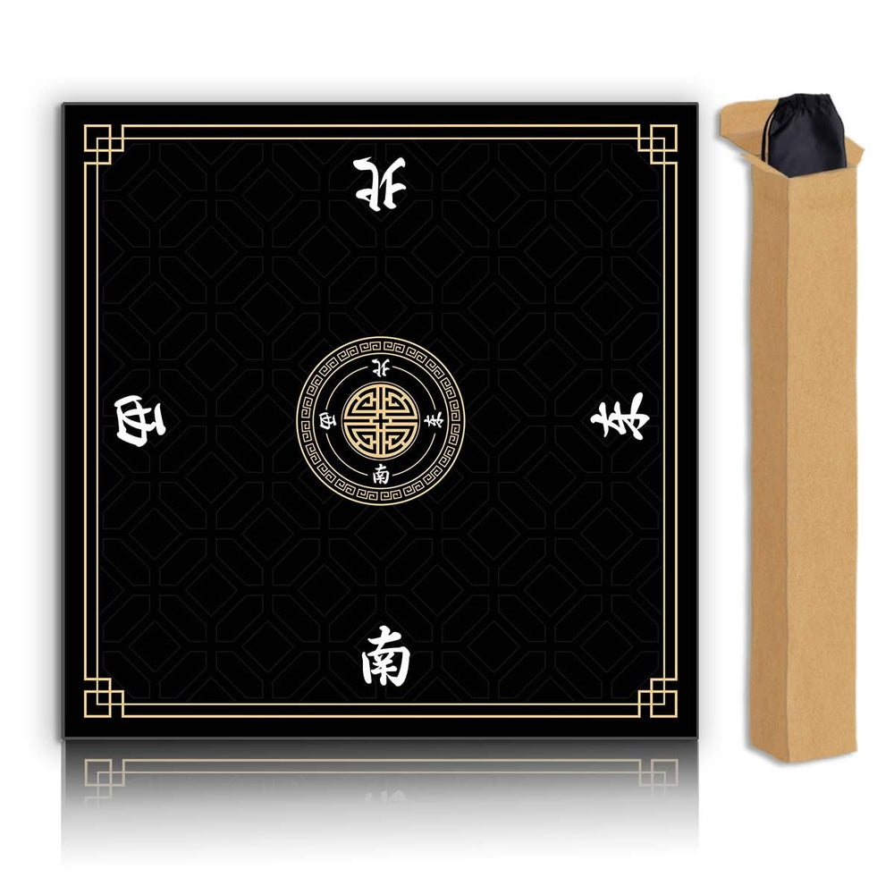 JUFORHQC Mahjong mat on table with non-slip surface for stable tile movement