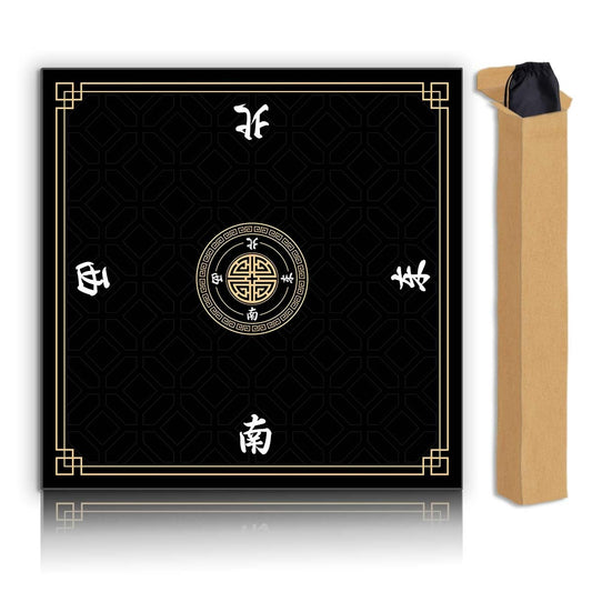 JUFORHQC Mahjong mat on table with non-slip surface for stable tile movement