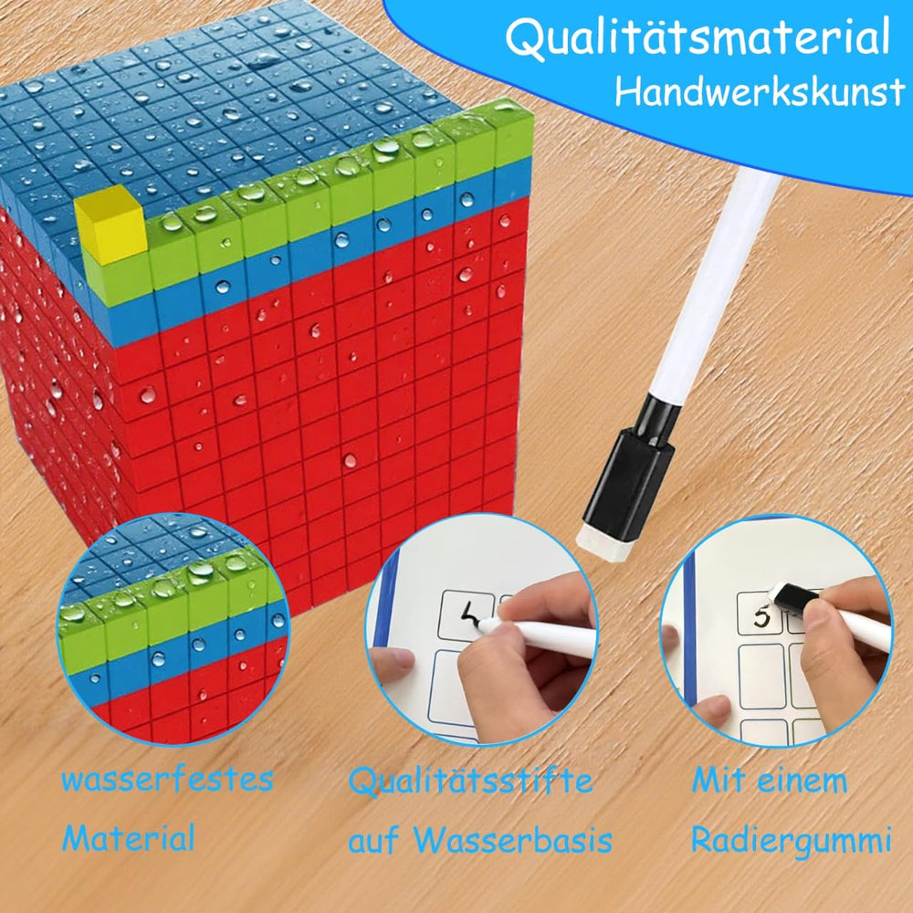 JUGGPENG Tens rods used for regrouping and tens-based addition activities