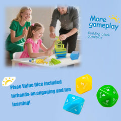 JUGGPENG dice and activity cards enable interactive math games.