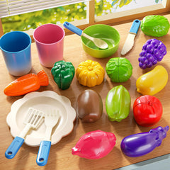 JUKUDAHU brush enables realistic dishwashing during role-play.