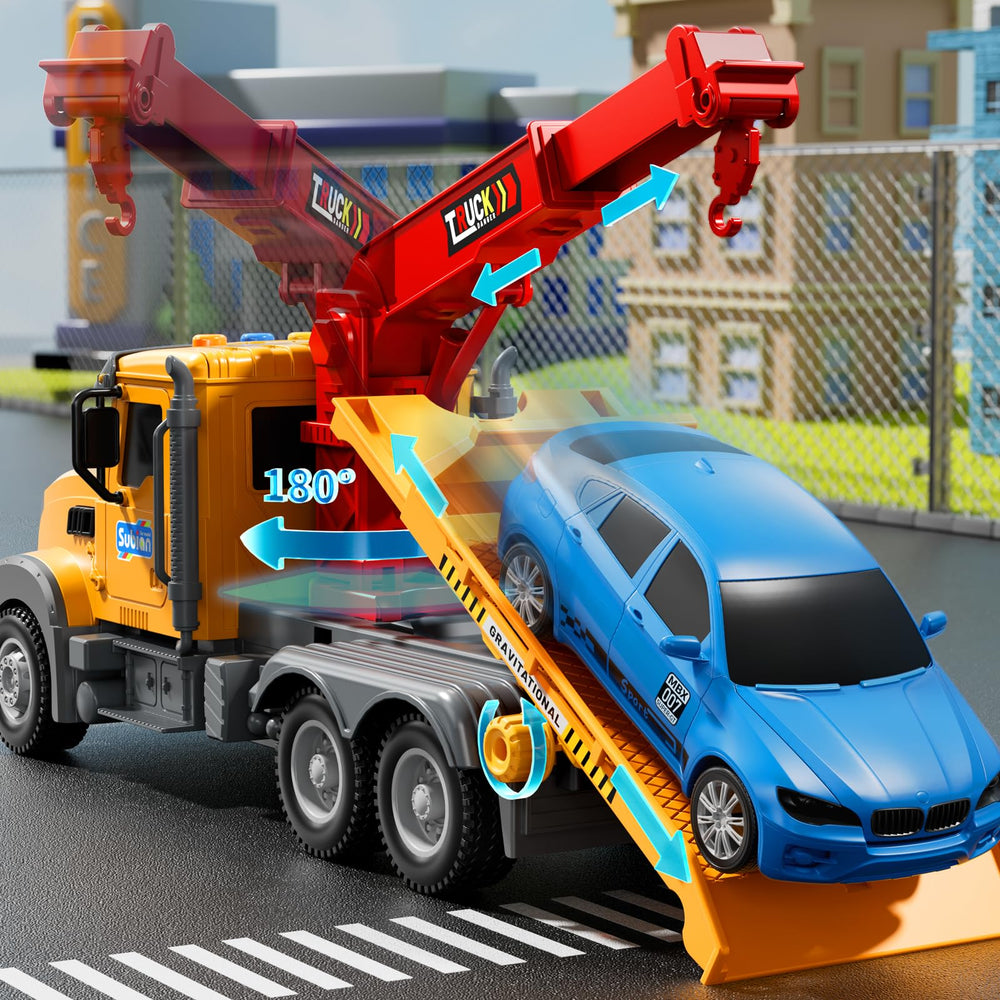 JUKUDAHU Flatbed extends for realistic car loading and unloading