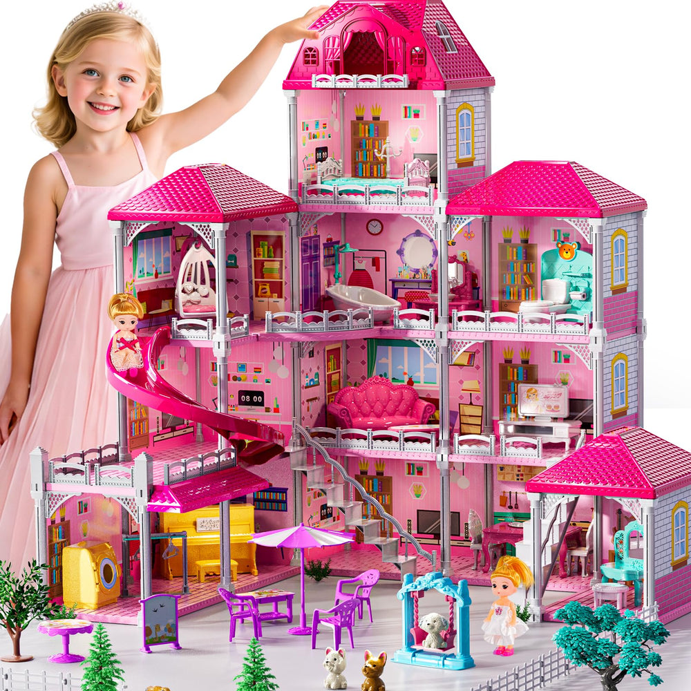 JUKUDAHU villa playset child playing in a bright playroom