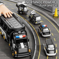 JUKUDAHU Police Car toy supports precise, small-hand play and storytelling