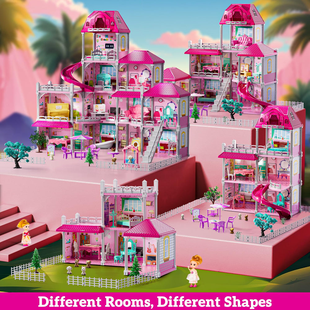 JUKUDAHU Villa Playset includes piano and sofa for stories