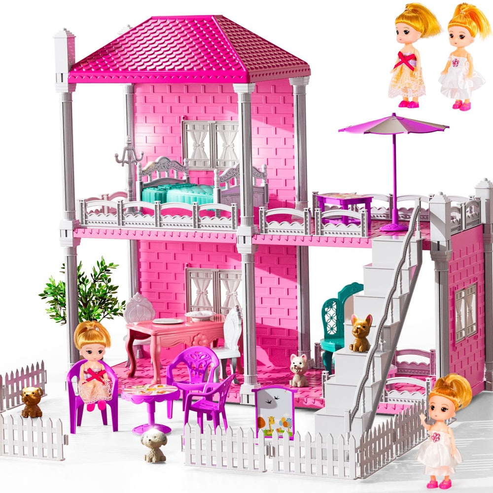 JUKUDAHU Villa Playset two-storey living room scene for imaginative storytelling