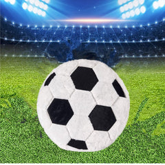 JULAN educational plush soccer ball pillow combines learning with decorative charm
