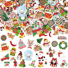 JULBEAR Christmas foam stickers collection with snowmen and gifts for festive crafts