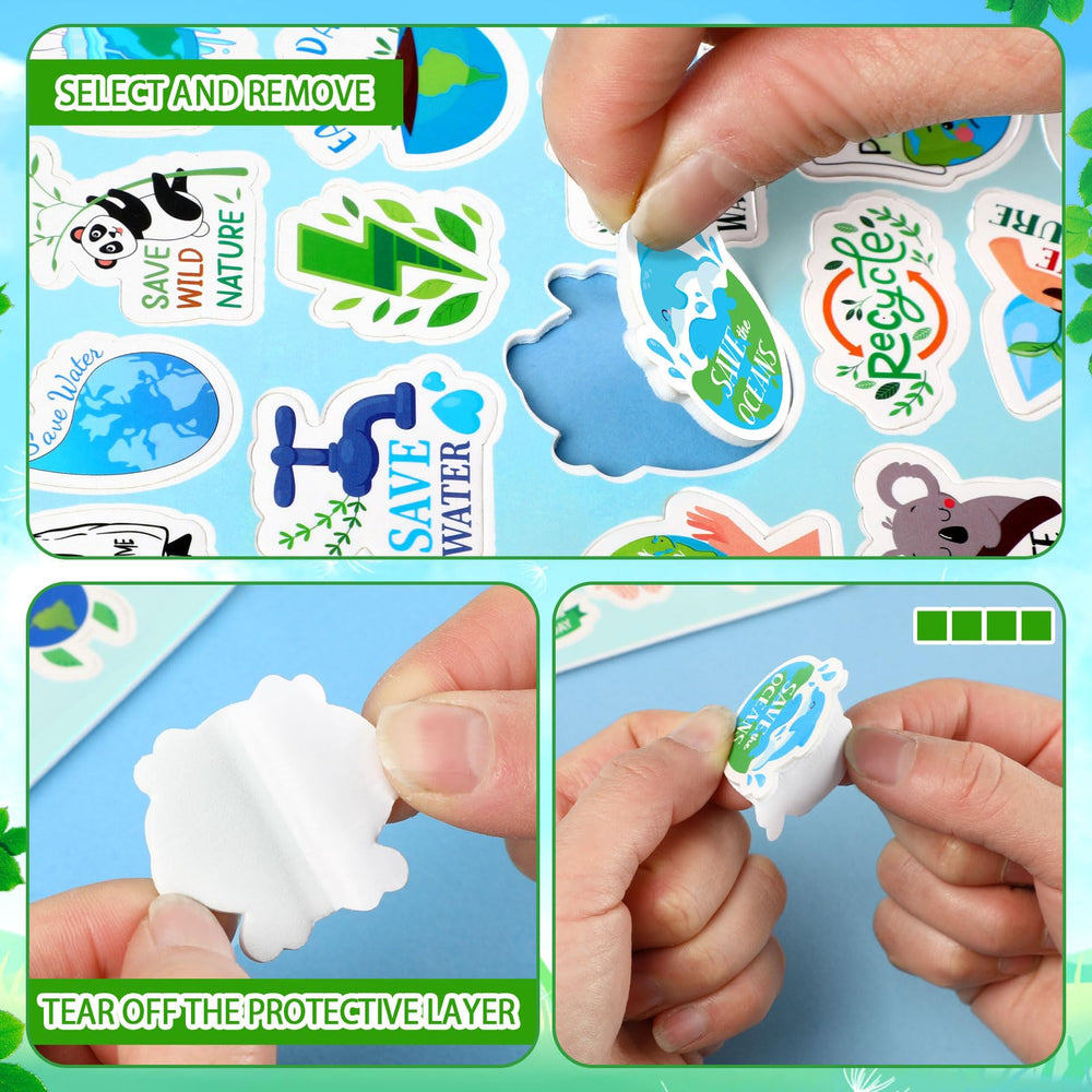 JULBEAR educational earth day patterns highlighting conservation themes.