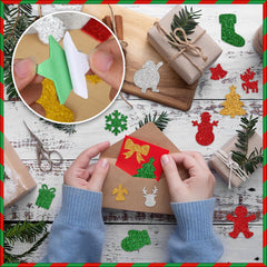 JULBEAR self-adhesive foam stickers for quick, mess-free decorating