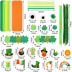 JULBEAR shamrock foam stickers collection sparks kids' creativity for crafts